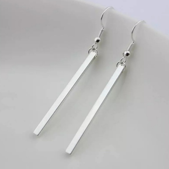Bar drop earrings - Picture 4 of 6